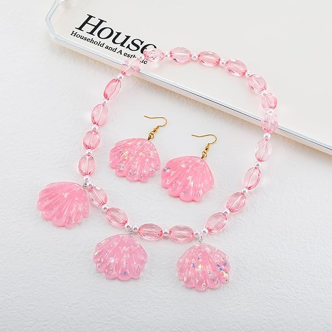 Collar de conchas rosa (Barbie)