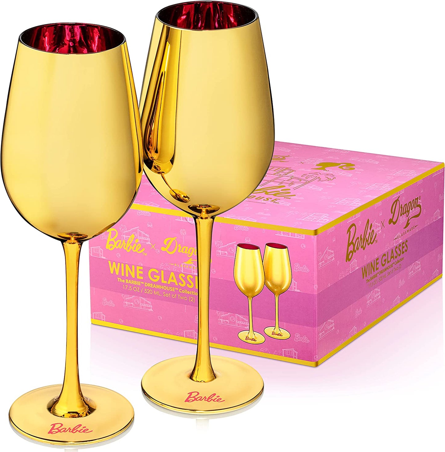 Vasos de Vino de Dragon Glassware (Barbie)