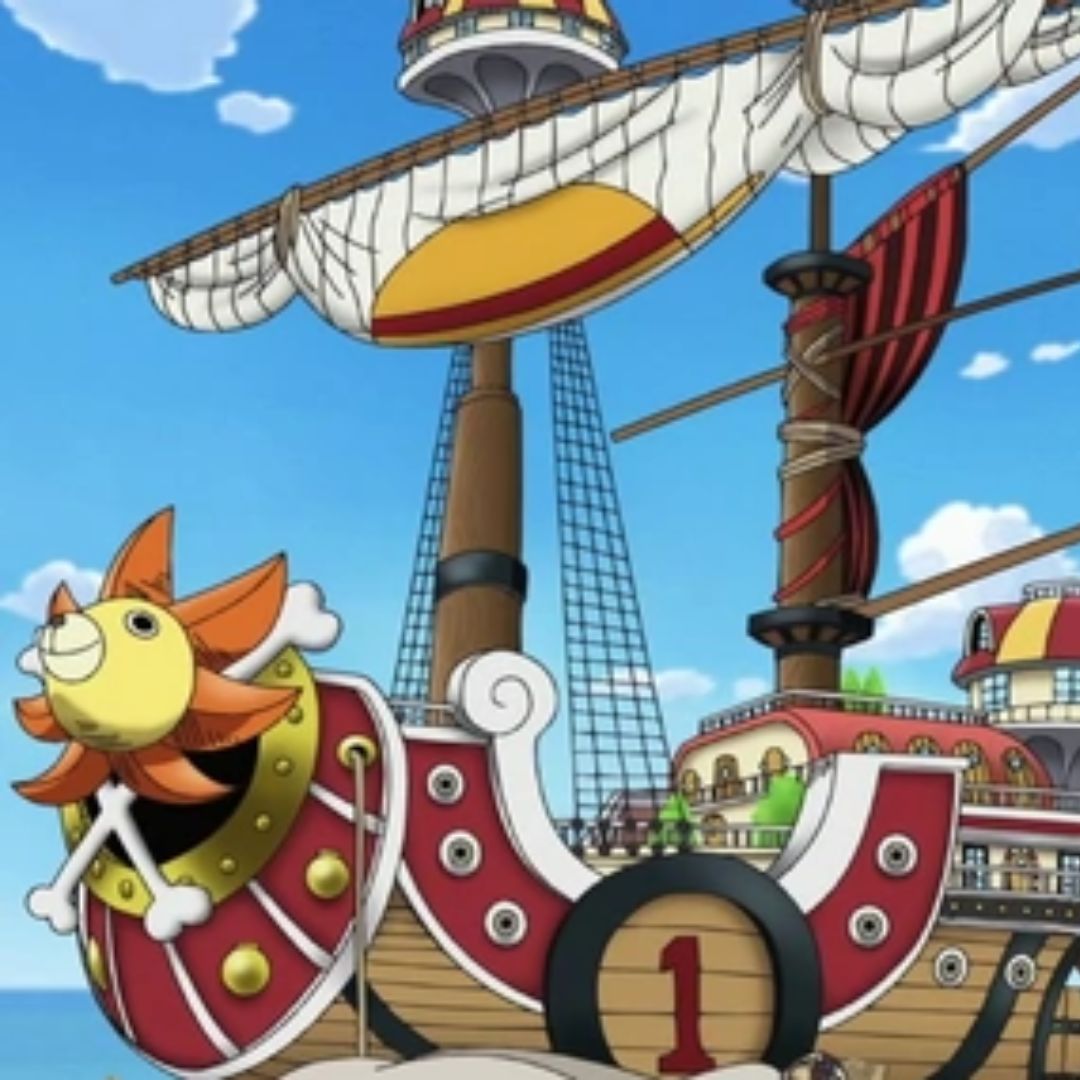 Lampara de lava de Thousand Sunny (One Piece)