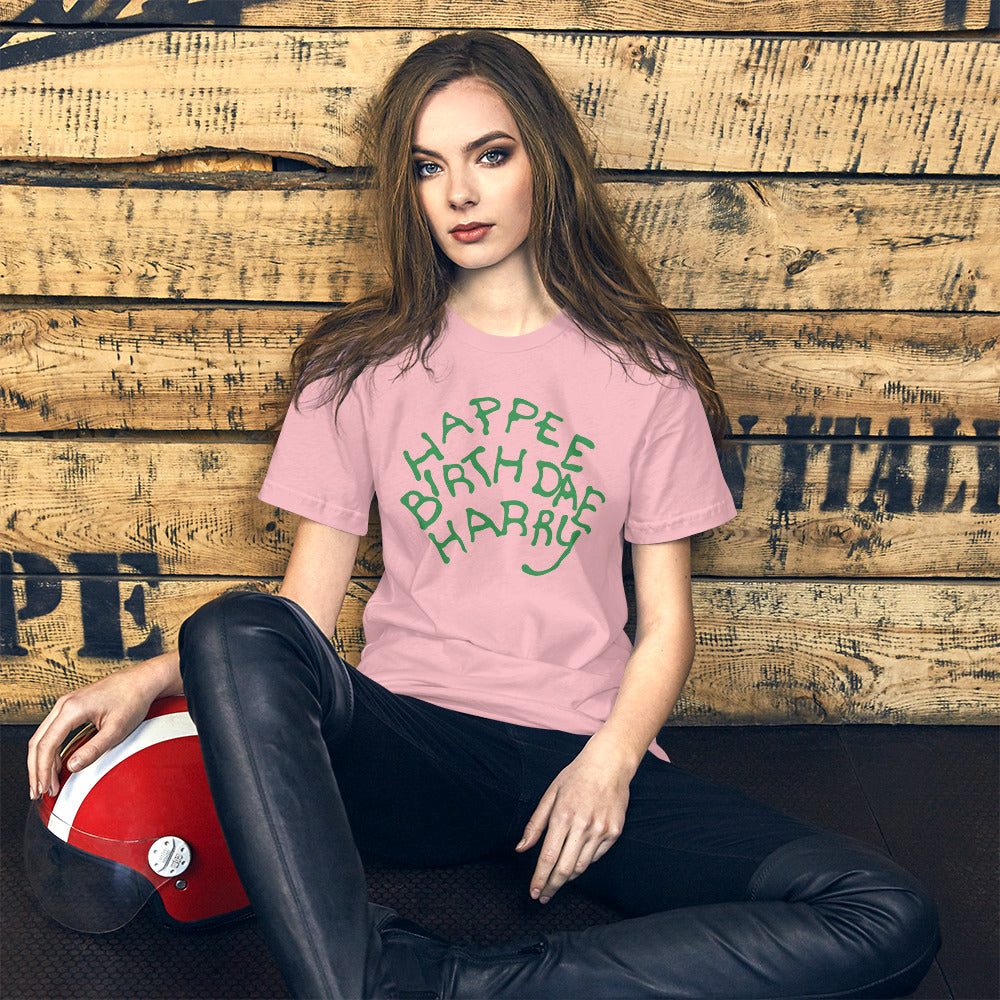 Playera "Hapee Birthdae Harry" (Harry Potter)