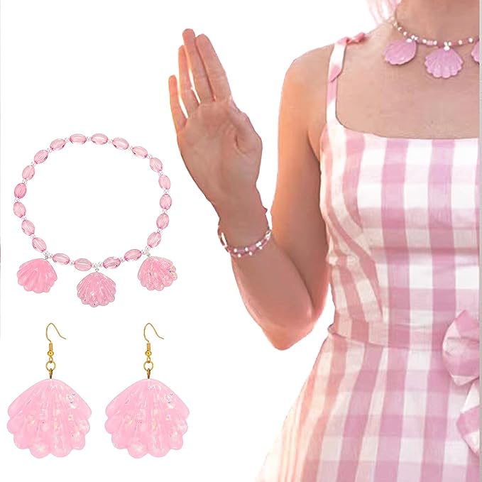 Collar de conchas rosa (Barbie)